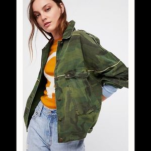 Free People Camo Jacket